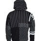 Dolce & Gabbana Black Patchwork Hooded Sweatshirt Sweater