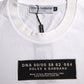 Dolce & Gabbana White Cotton DG Applique Men Casual T-shirt