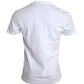 Dolce & Gabbana White Cotton DG Applique Men Casual T-shirt