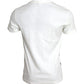 Dolce & Gabbana White Graphic Print Cotton Crew Neck T-shirt