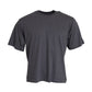 Dolce & Gabbana Gray Cotton Round Neck Short Sleeve T-shirt