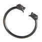 Nialaya Black Rhodium Lion Bangle Bracelet Women