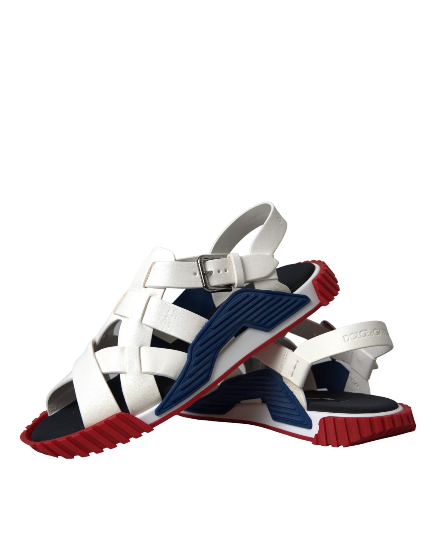 Dolce & Gabbana Multicolor Calf Leather NS1 Sandals Men Shoes