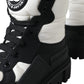 Dolce & Gabbana Black White Logo Padded Trekking Boots Shoes