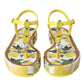 Dolce & Gabbana Yellow Lemon Beachwear Flats Sandals Shoes