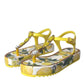 Dolce & Gabbana Yellow Lemon Beachwear Flats Sandals Shoes