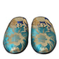 Dolce & Gabbana Multicolor Jacquard DG Logo Mule Flat Sandals Shoes