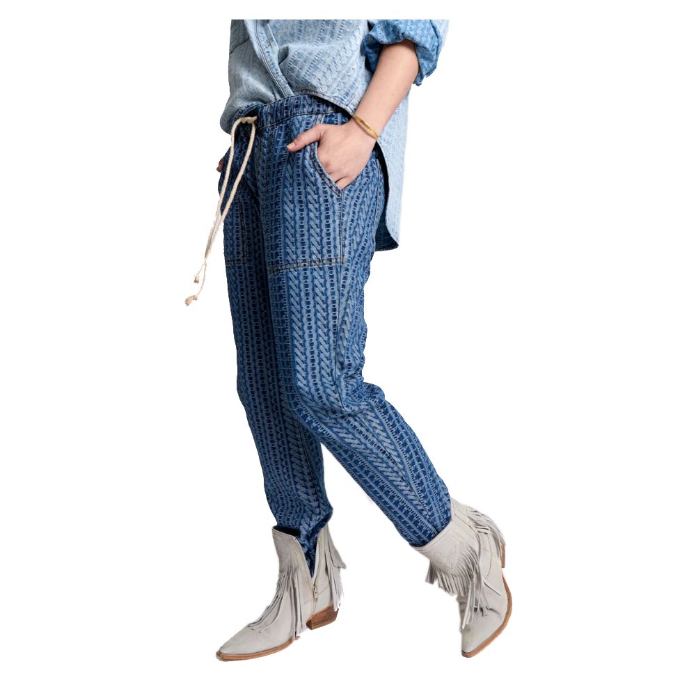 One Teaspoon Blue Cotton Jeans & Pant