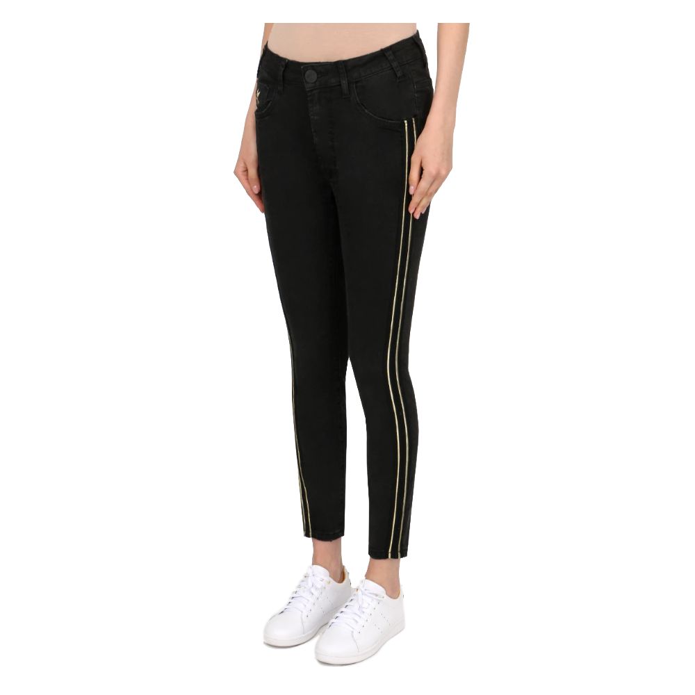 One Teaspoon Black Cotton Jeans & Pant