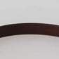 Dolce & Gabbana Brown Leather Gold Buckle Men Belt