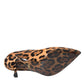 Dolce & Gabbana Brown Leopard Calf Hair Heels Pumps Shoes