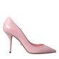 Dolce & Gabbana Light Pink Patent Leather Pumps Heels Shoes