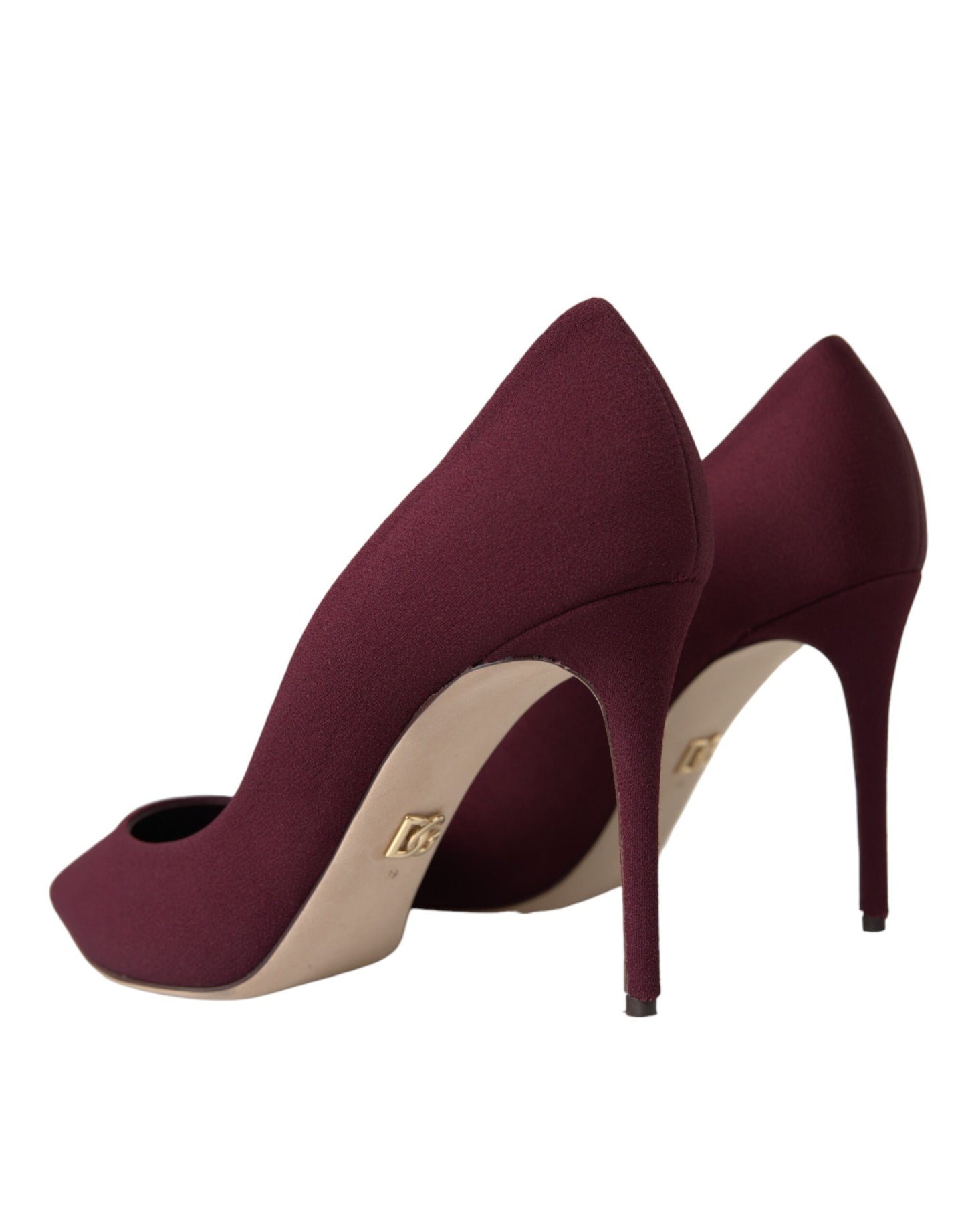 Dolce & Gabbana Bordeaux Stilettos Heels Pumps Shoes