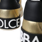 Dolce & Gabbana Gold Portofino Calf Leather Sneakers Women Shoes