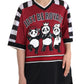 Dolce & Gabbana Multicolor Royals Panda Oversized T-shirt