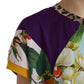 Dolce & Gabbana Multicolor Patchwork Cotton Silk Blouse Top