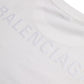 Balenciaga White Cotton Crew Neck Short Sleeves T-shirt