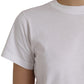 Balenciaga White Cotton Crew Neck Short Sleeves T-shirt