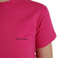 Balenciaga Pink Cotton Crew Neck Short Sleeves Tee T-shirt