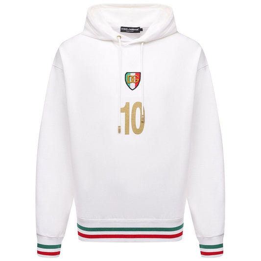 Dolce & Gabbana White Cotton Sweater