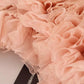 Dolce & Gabbana Pink Ruffles Long Sleeves Pullover Sweater