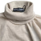 Dolce & Gabbana Pullover Beige Cashmere Turtleneck Sweater