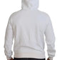 Dolce & Gabbana White Caesar Cotton Hooded Sweatshirt Sweater