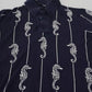 Dolce & Gabbana Dark Blue Sea Horse Collared Polo T-shirt