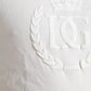 Dolce & Gabbana White Logo Embossed Crew Neck Short Sleeves T-shirt