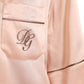 Dolce & Gabbana Pink Silk Long Sleeves Logo Pajama Blouse Top