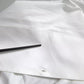 Dolce & Gabbana White Bib Cotton Poplin Men Formal GOLD Shirt