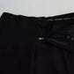 Dolce & Gabbana Black Cotton Stretch Dress Formal Pants