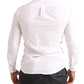 Dolce & Gabbana White Formal Cotton SlimFit Formal Dress Shirt