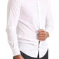 Dolce & Gabbana White Formal Cotton SlimFit Formal Dress Shirt