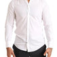 Dolce & Gabbana White Formal Cotton SlimFit Formal Dress Shirt