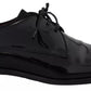 Dolce & Gabbana Black Patent Leather Derby Dress Shoes