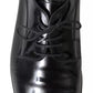 Dolce & Gabbana Black Polished Leather Formal Dress Shoes