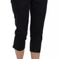 Dolce & Gabbana Black Cotton Cropped Capri Pants