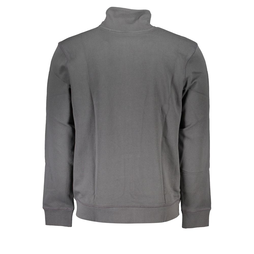 Hugo Boss Gray Cotton Sweater