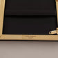 Dolce & Gabbana Black Silk Gold Frame Clutch Evening Party Purse Bag