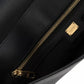 Dolce & Gabbana Black Calf Leather Large Logo Document Holder Clutch Men Bag