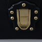 Dolce & Gabbana Black Leather Gold Metal Mini Women Purse Bag Lucia Wallet