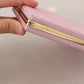 Dolce & Gabbana Pink Silk Gold Frame Clutch Evening Party Purse Bag