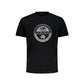 Napapijri Black Cotton T-Shirt