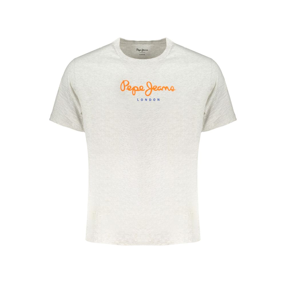 Pepe Jeans Gray Cotton T-Shirt