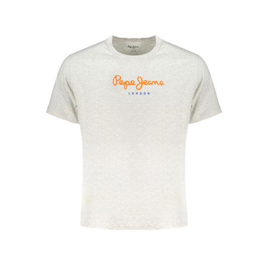 Pepe Jeans Gray Cotton T-Shirt