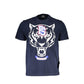 Plein Sport Blue Cotton Mens TShirt