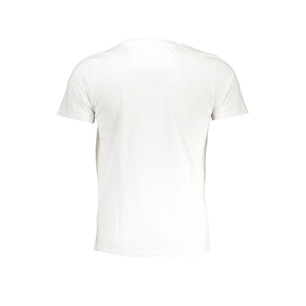 Cavalli Class White Cotton T-Shirt