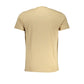 Cavalli Class Beige Cotton T-Shirt