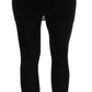 Dolce & Gabbana Elegant Black Cashmere Silk Stretch Pants